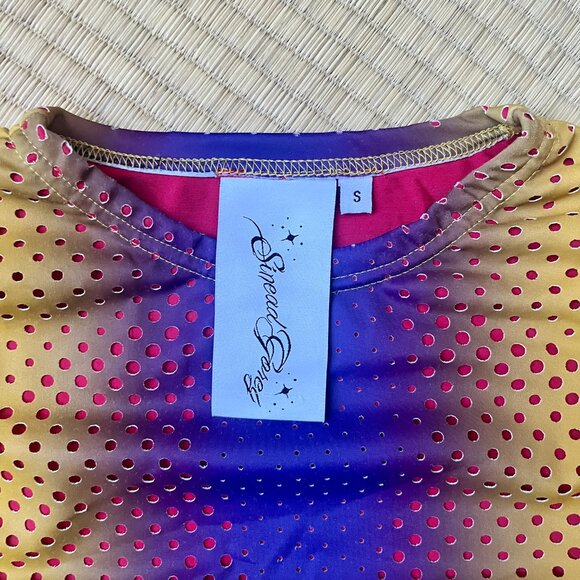 Sinead Gorey Laser-Cut body enhancing double layer top - Picture 4 of 5